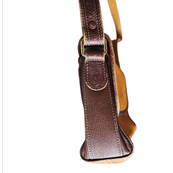 Mogambo Barcelona Genuine Leather Shoulder Bag Made in Spain Crossbody Boho Chic - Picture 4 of 16